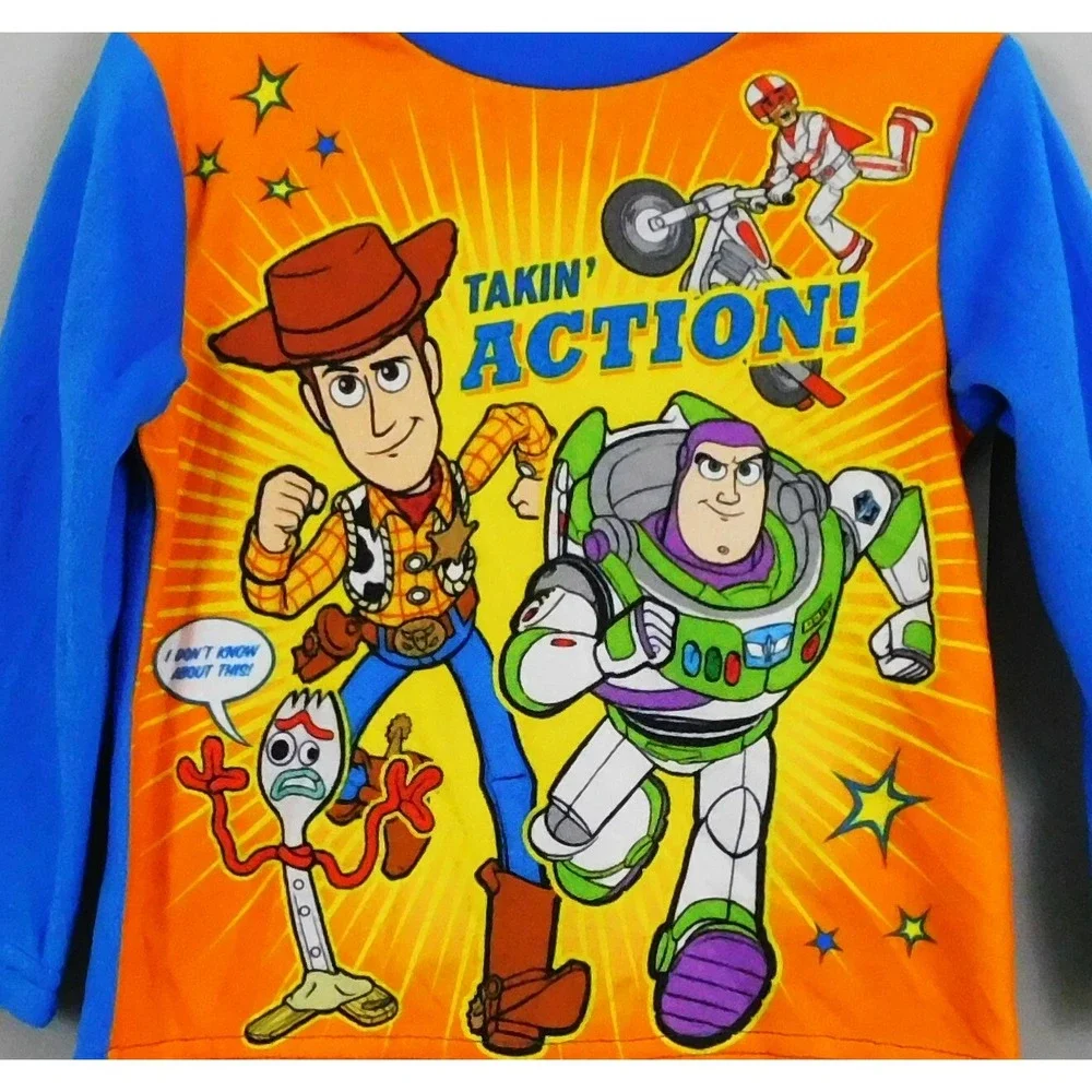 Disney Toy Story 4 Boy Pajama Lounge Set, Size 4, Multicolor,‎ New